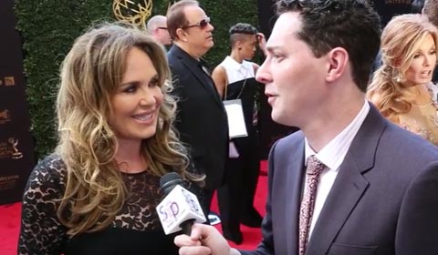 On the 2016 Daytime Emmys Red Carpet: Catherine Bach