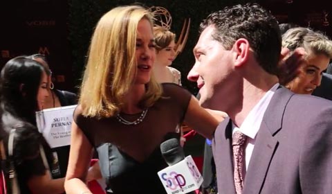 On the 2016 Daytime Emmys Red Carpet: Kassie DePaiva