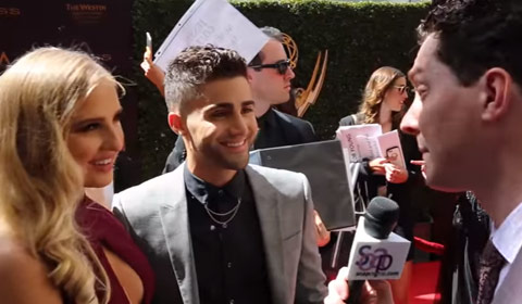 On the 2016 Daytime Emmys Red Carpet: Max Ehrich