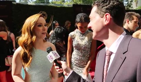 On the 2016 Daytime Emmys Red Carpet: Camryn Grimes