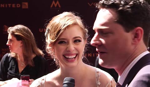 On the 2016 Daytime Emmys Red Carpet: Ashlyn Pearce