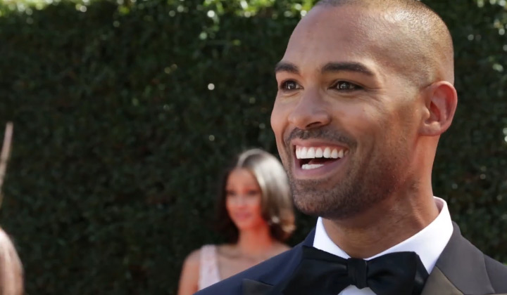 On the 2017 Daytime Emmys Red Carpet: Lamon Archey