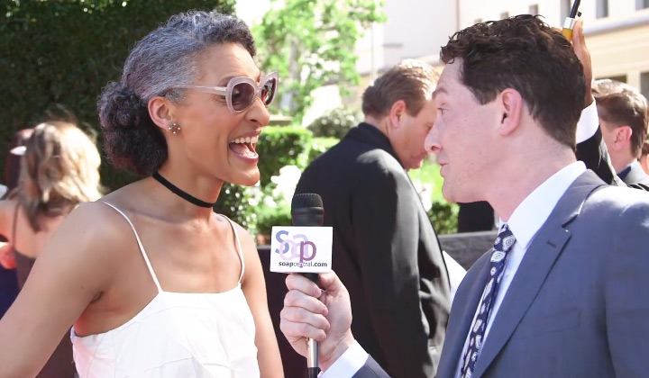 On the 2017 Daytime Emmys Red Carpet: Carla Hall