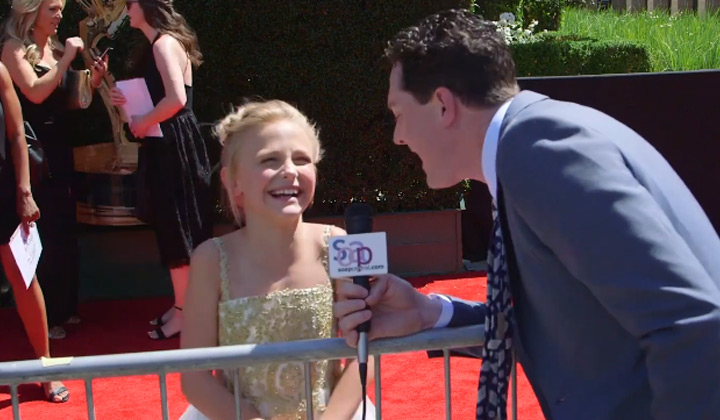On the 2017 Daytime Emmys Red Carpet: Alyvia Alyn Lind