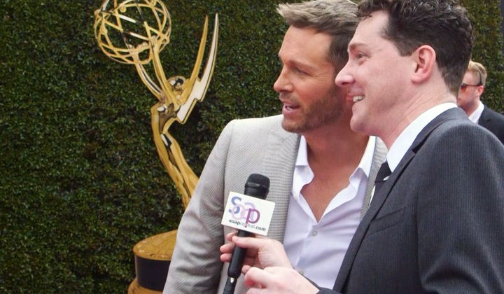 On the 2018 Daytime Emmys Red Carpet: Eric Martsolf