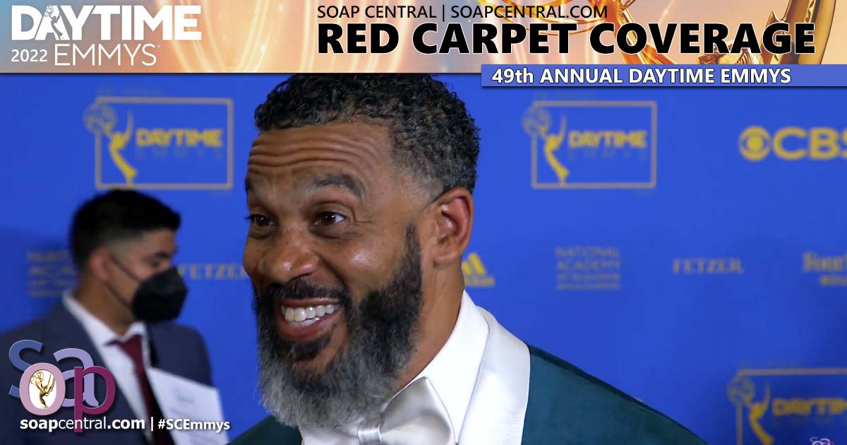 On the 2022 Daytime Emmys Red Carpet: Aaron D. Spears | Soap Central