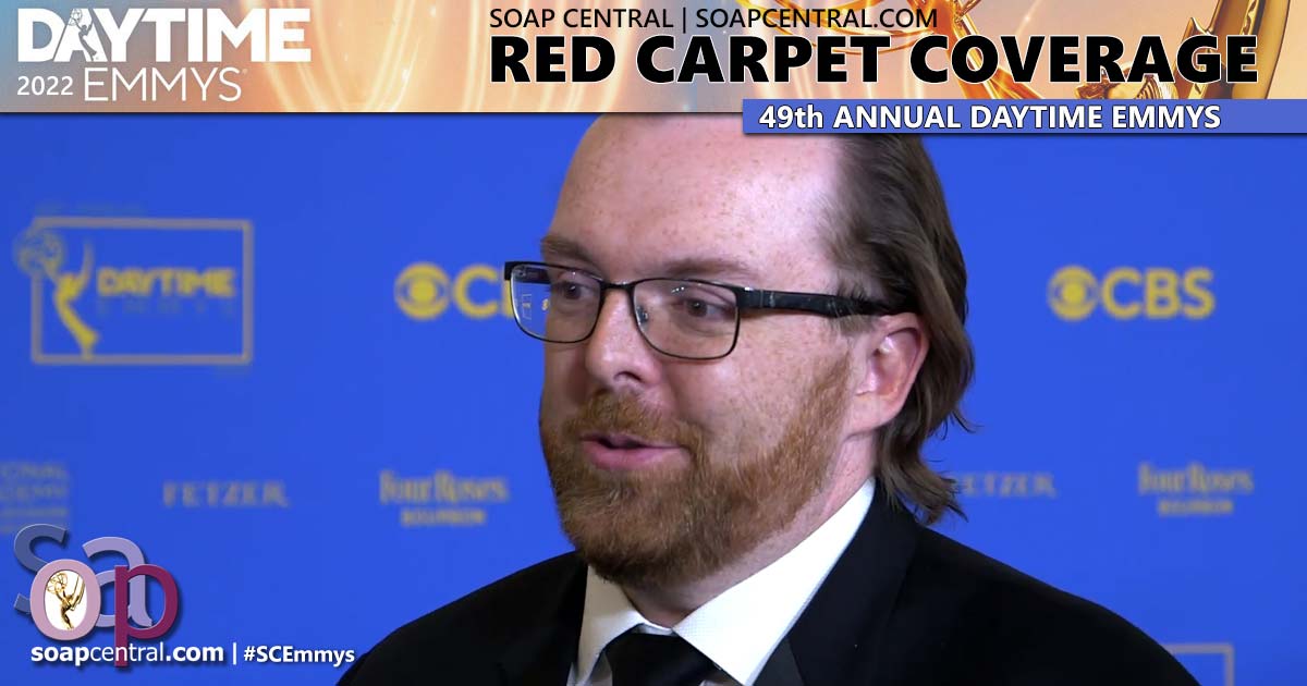 On the 2022 Daytime Emmys Red Carpet: Adam Sharp | Soap Central