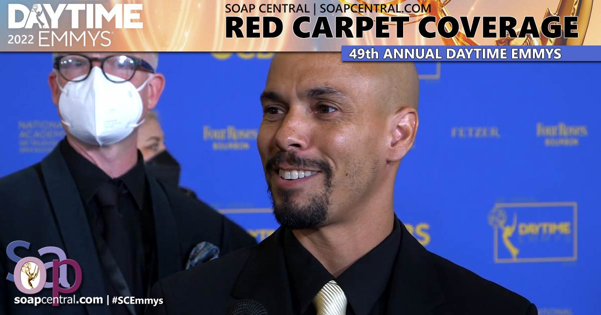 On the 2022 Daytime Emmys Red Carpet: Bryton James | Soap Central