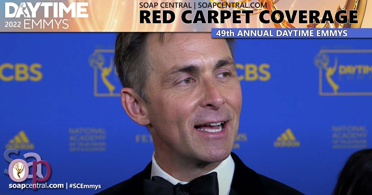 On the 2022 Daytime Emmys Red Carpet: James Patrick Stuart | Soap Central