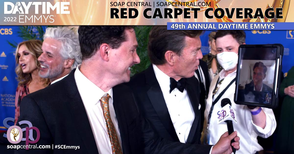 On the 2022 Daytime Emmys Red Carpet: Jason Thompson | Soap Central
