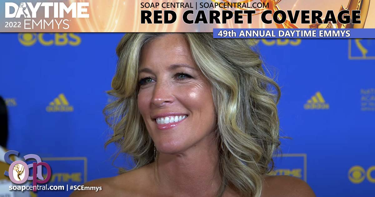 On the 2022 Daytime Emmys Red Carpet: Laura Wright | Soap Central