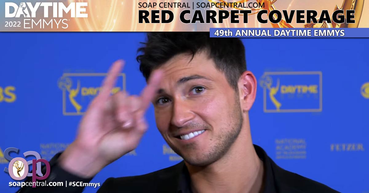 On the 2022 Daytime Emmys Red Carpet: Robert Scott Wilson | Soap Central
