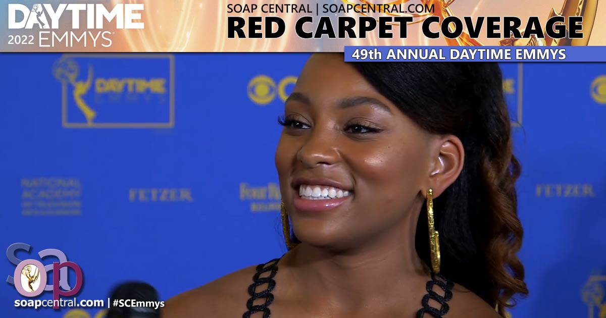 On the 2022 Daytime Emmys Red Carpet: Sydney Mikayla | Soap Central