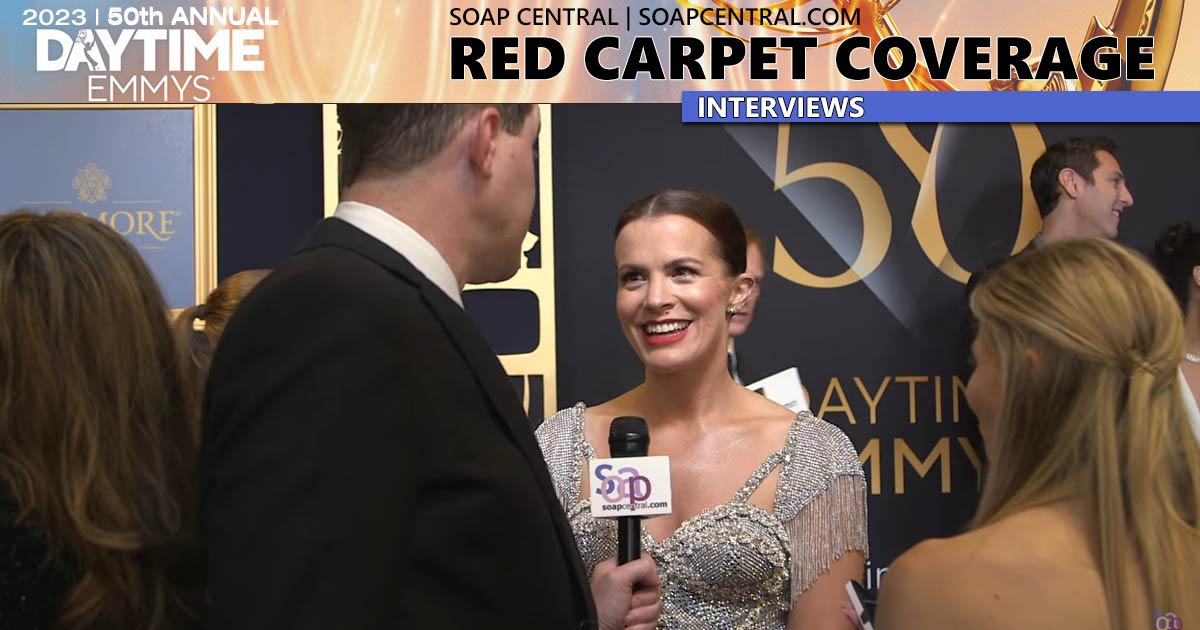 On the 2023 Daytime Emmys Red Carpet: Melissa Claire Egan | Soap Central