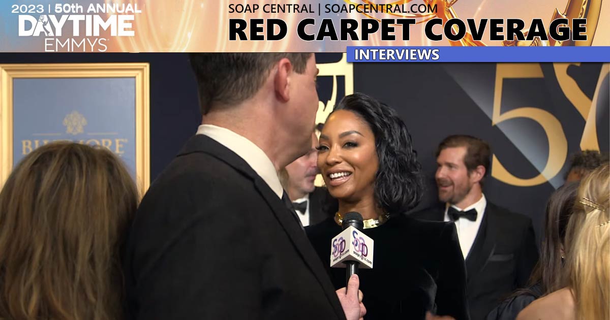 On the 2023 Daytime Emmys Red Carpet: Tanisha Harper | Soap Central