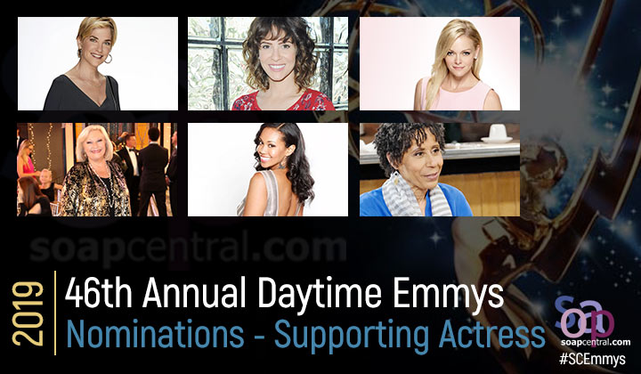 2019 Daytime Emmy Supporting Actress nominees: Maurice Benard, Peter Bergman, Tyler Christopher, Billy Flynn, and Jon Lindstrom