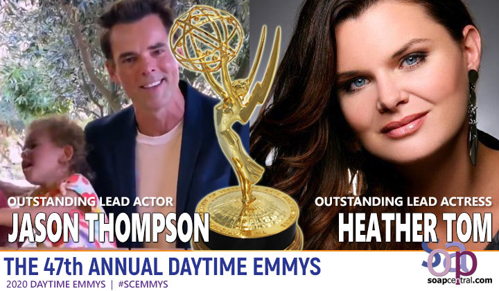 2020 Daytime Emmys: Heather Tom scores record-tying feat. Jason Thompson wins first Emmy