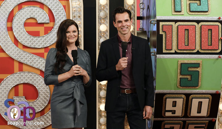 CBS soap stars visit The Price is Right for Daytime Emmys Celebration