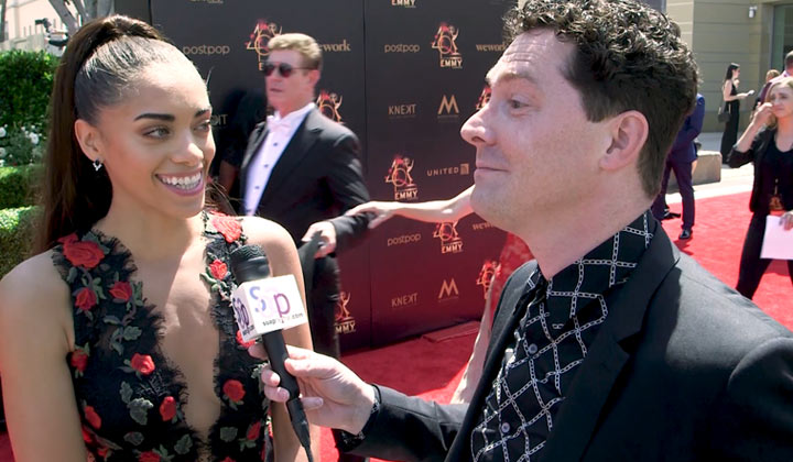 On the 2019 Daytime Emmys Red Carpet: Kiara Barnes | Soap Central