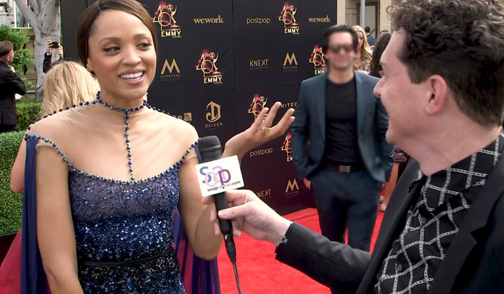 On the 2019 Daytime Emmys Red Carpet: Sal Stowers | Soap Central