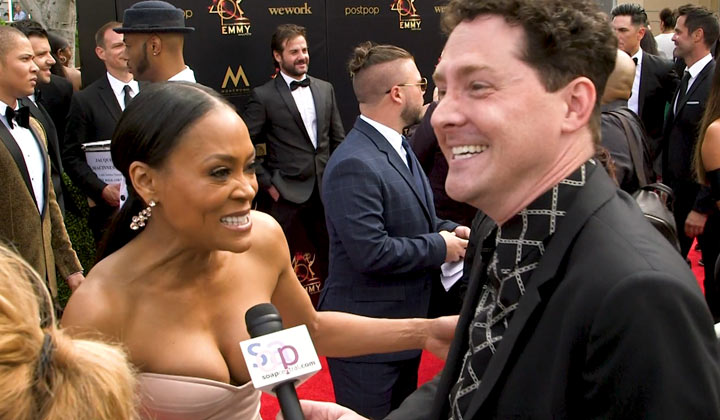 On the 2019 Daytime Emmys Red Carpet: Robin Givens | Soap Central