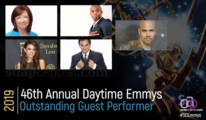2019 Daytime Emmy Guest Performer nominees: 