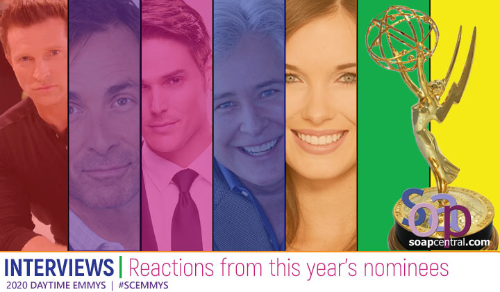 daytime emmy reaction  stars share  reactions