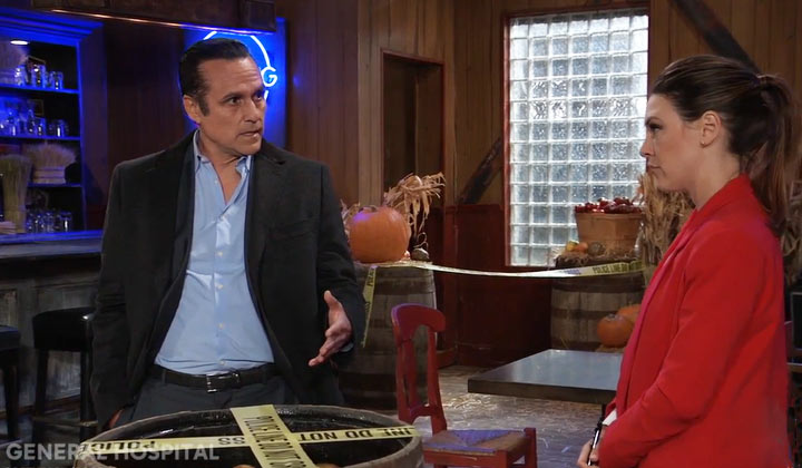 General Hospital Scoop: Sonny issues Margaux what she believes to be a threat (Spoilers for the week of November 5, 2018 on GH)