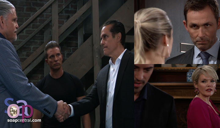 General Hospital Scoop: Sonny and Jason meet with Cyrus (Spoilers for the week of July 13, 2020 on GH)