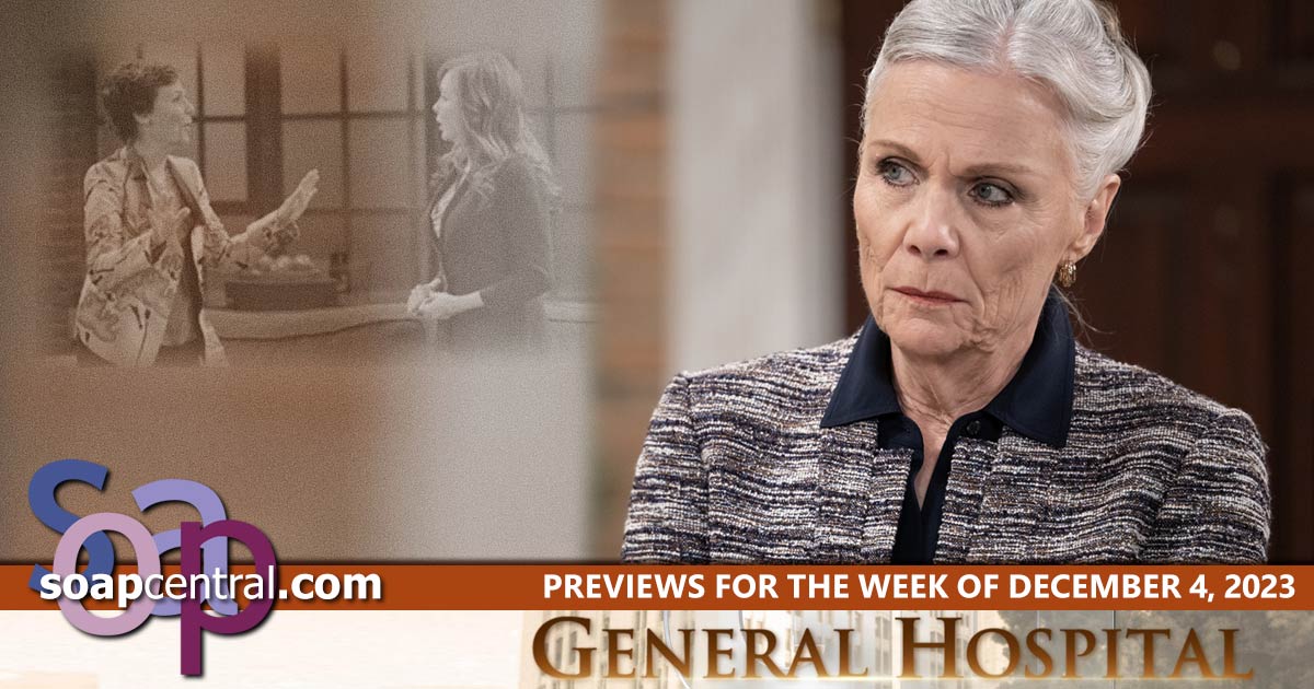 GH Spoilers for the week of December 4, 2023 on General Hospital Soap