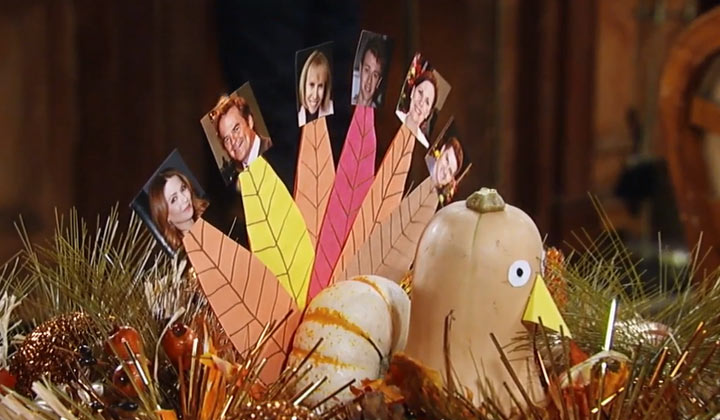 What's a Thanksgiving without a few feathers flying?