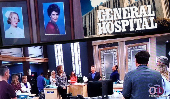 A montage of General Hospital turning 56 and Gail's memorial