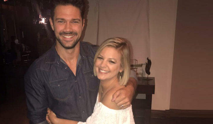Kirsten Storms back to taping at GH