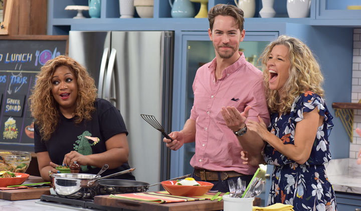 General Hospital's Laura Wright and Wes Ramsey are headed into The Kitchen