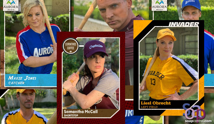 General Hospital releases softball trading cards of Port Charles players