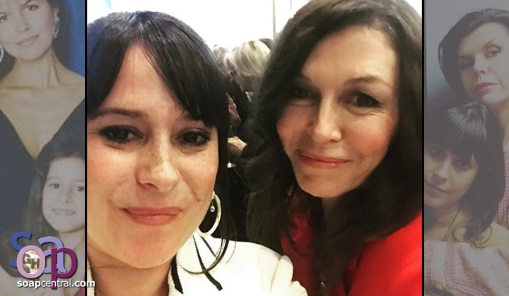 General Hospital mother and daughter Finola Hughes and Kimberly McCullough reunite
