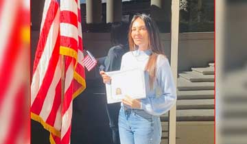 General Hospital's Inga Cadranel becomes U.S. citizen