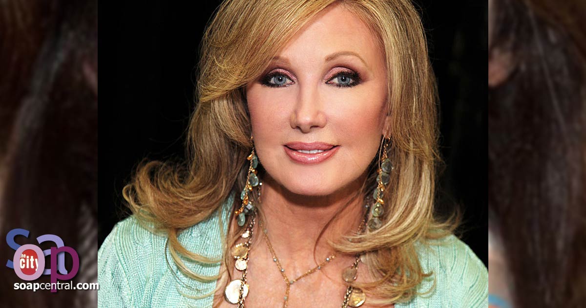 Morgan Fairchild guest-stars as "over-the-top" TV hostess on General Hospital