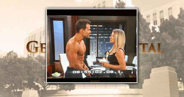 General Hospital star Cameron Mathison reacts to Drew and Nina's hate sex desk romp