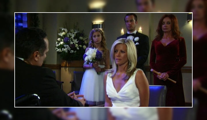 Sonny and Carly are married in the hospital's chapel