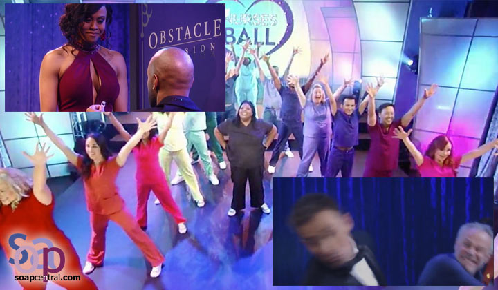 The Nurses Ball gets underway: Curtis proposes to Jordan and Robert clobbers Valentin