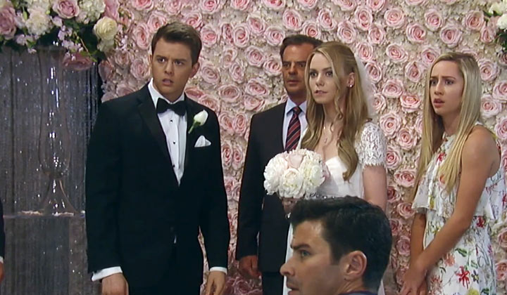 Carly interrupts the wedding