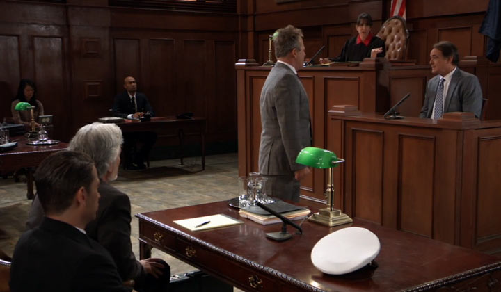 Kevin leaves a courtroom in shock