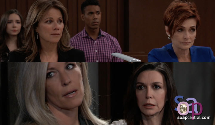 Alexis is sentenced; Carly causes a scene