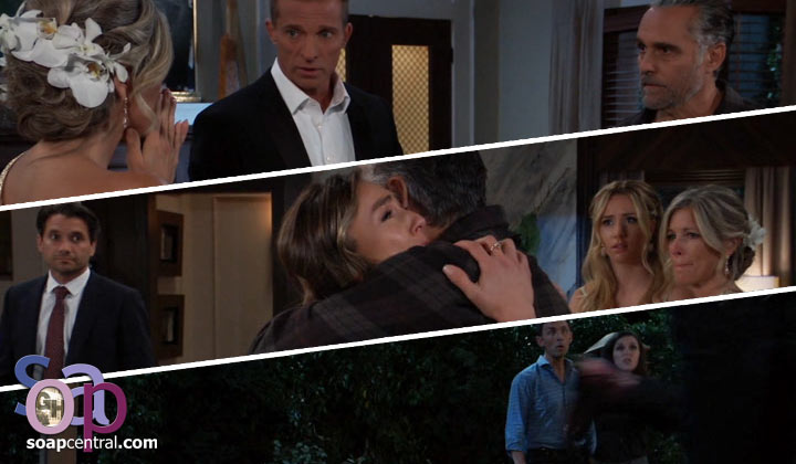 Sonny returned home on Jason and Carly's wedding night and Peter escaped capture