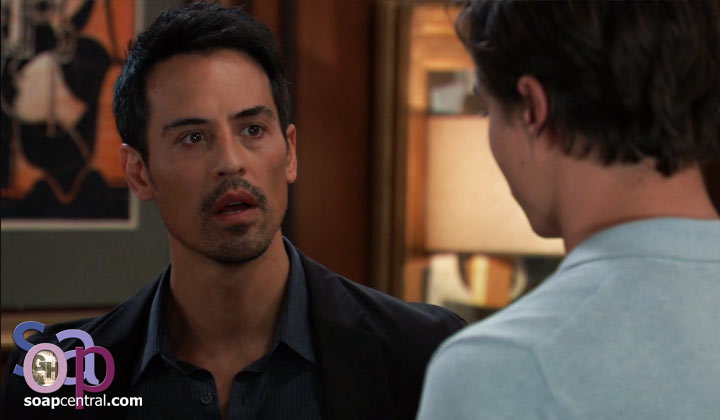 Nikolas throws Spencer out of the castle -- and his life!
