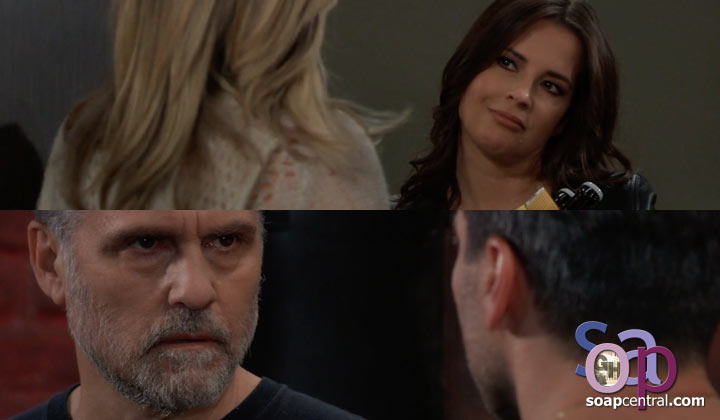 Sonny opens up to Dante, while Carly confides to Sam