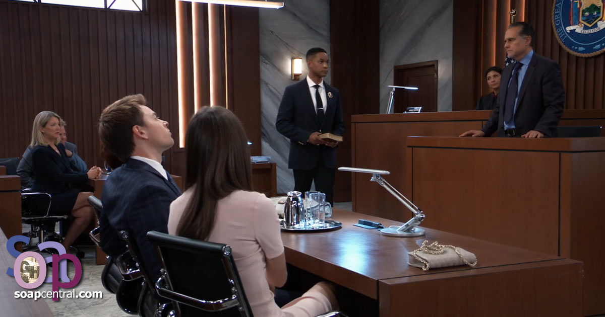 Sonny takes the stand to testify on Nina's behalf