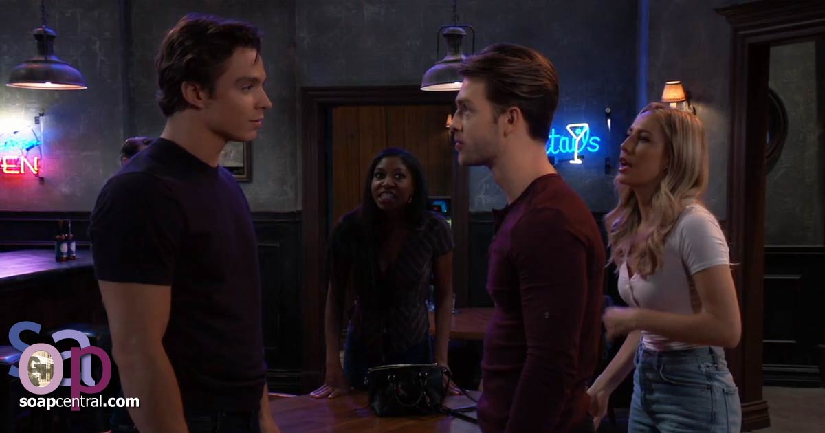 Spencer and Dex get into a fight