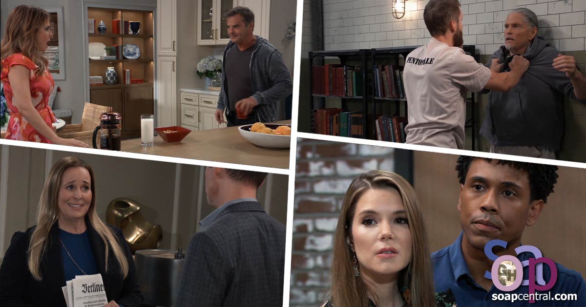 Drew saved Cyrus' life. T.J. and Molly met with a surrogacy specialist. Austin demanded to know what Ava had told Sonny. Olivia and ''Eddie'' found common ground.